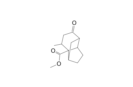 Methyl 2-methyl-4-oxo-tricyclo(5,3,0,0(5,10))decane-1-carboxylate