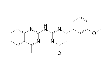 4(3H)-pyrimidinone, 6-(3-methoxyphenyl)-2-[(4-methyl-2-quinazolinyl)amino]-