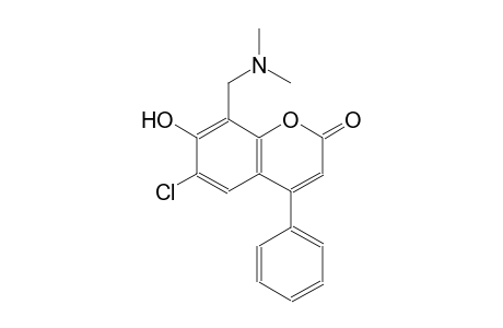 6-chloro-8-[(dimethylamino)methyl]-7-hydroxy-4-phenyl-2H-chromen-2-one