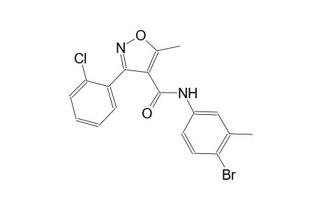 N-(4-bromo-3-methylphenyl)-3-(2-chlorophenyl)-5-methyl-4-isoxazolecarboxamide