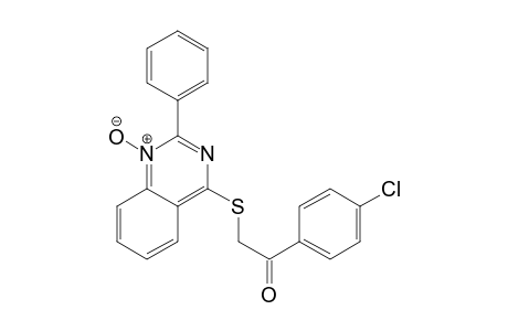 Ethanone, 1-(4-chlorophenyl)-2-[(2-phenyl-4-quinazolinyl)thio]-, N-oxide