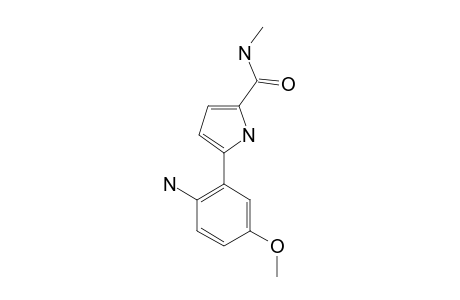5-(5-METHOXY-2-AMINOPHENYL)-1H-PYRROLE-2-N-METHYL-CARBOXAMIDE