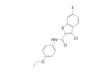 3-chloro-N-(4-ethoxyphenyl)-6-fluoro-1-benzothiophene-2-carboxamide