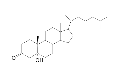 Cholestan-3-one, 5-hydroxy-, (5.alpha.)-