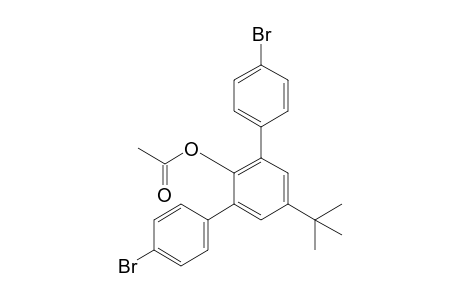 2,6-Bis(4-bromophenyl)-4-tert-butylphenyl acetate