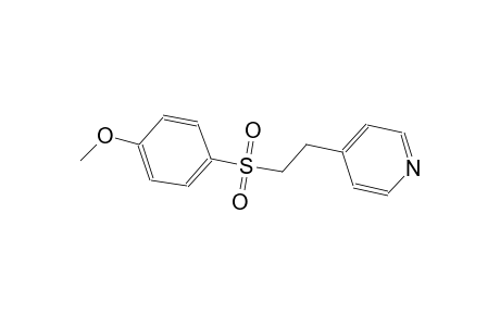 4-{2-[(4-methoxyphenyl)sulfonyl]ethyl}pyridine