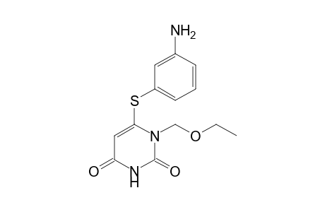 1-Ethoxymethyl-6-(3-aminophenylthio)uracil