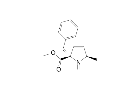 (2R,5R)-2-benzyl-5-methyl-3-pyrroline-2-carboxylic acid methyl ester