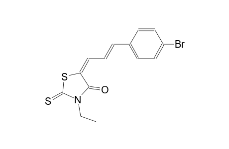 4-thiazolidinone, 5-[(2E)-3-(4-bromophenyl)-2-propenylidene]-3-ethyl-2-thioxo-, (5E)-