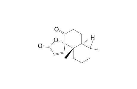 (1S,4aS,8aS)-5,5,8a-trimethylspiro[3,4,4a,6,7,8-hexahydronaphthalene-1,5'-furan]-2,2'-dione