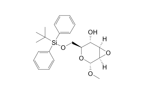 (2R,3R,4R,5S,6S)-6-tert-Butyldiphenylsilyloxymethyl-3,4-epoxy-3,4,5,6-tetrahydro-5-hydroxy-2-methoxy-2H-pyran