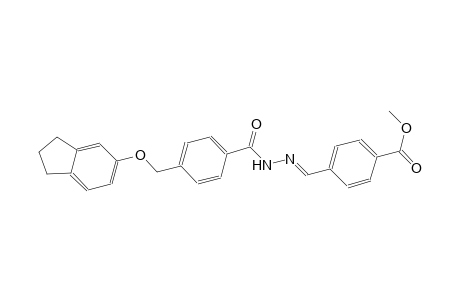 methyl 4-[(E)-({4-[(2,3-dihydro-1H-inden-5-yloxy)methyl]benzoyl}hydrazono)methyl]benzoate