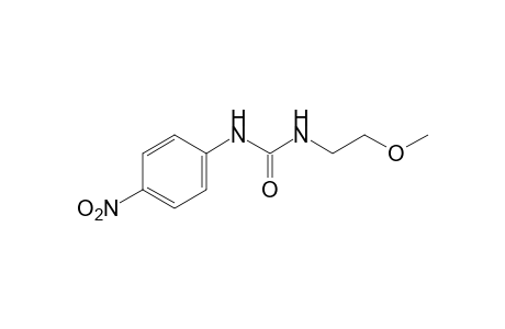 1-(2-methoxyethyl)-3-(p-nitrophenyl)urea