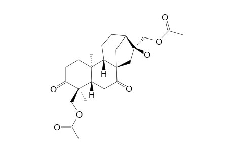 ENT-17,18-DIACETOXY-16-ALPHA-HYDROXY-KAURAN-3,7-DIONE