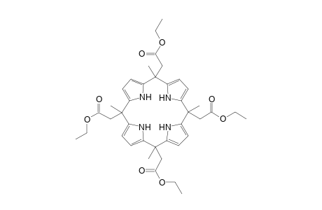 (10,15,20-Tris-ethoxycarbonylmethyl-5,10,15,20-tetramethyl-porphyrinogen-5-yl)-acetic acid ethyl ester