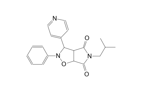 2H-pyrrolo[3,4-d]isoxazole-4,6(3H,5H)-dione, dihydro-5-(2-methylpropyl)-2-phenyl-3-(4-pyridinyl)-