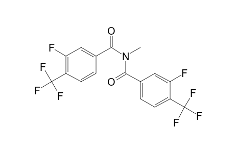 Benzamide, 3-fluoro-4-trifluoromethyl-N-(3-fluoro-4-trifluoromethylbenzoyl)-N-methyl-