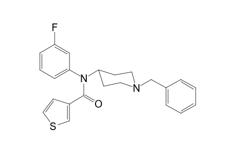N-(1-Benzylpiperidin-4-yl)-N-(3-fluorophenyl)thiophene-3-carboxamide