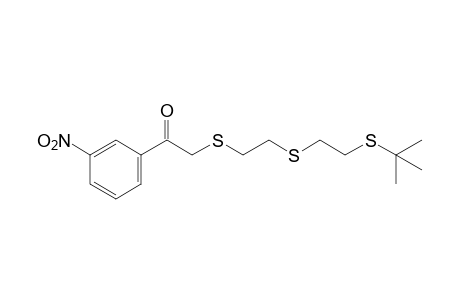 2-{{2-{[2-(tert-butylthio)ethyl]thio}ethyl}thio}-3'-nitroacetophenone