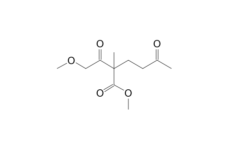 Methyl 2-(methoxyacetyl)-2-methyl-5-oxohexanoate