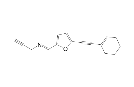 (5-Cyclohex-1-enylethynylfuran-2-ylmethylene)prop-2-ynylamine