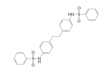 N-[4-(2-{4-[(phenylsulfonyl)amino]phenyl}ethyl)phenyl]benzenesulfonamide