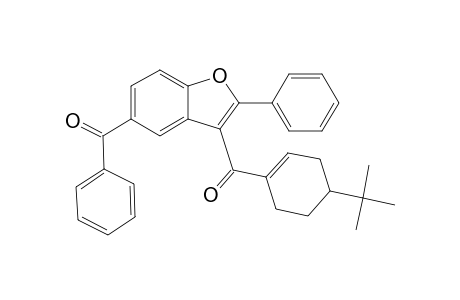 (4-tert-butylcyclohexen-1-yl)-[2-phenyl-5-(phenylcarbonyl)-1-benzofuran-3-yl]methanone