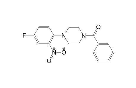 piperazine, 1-benzoyl-4-(4-fluoro-2-nitrophenyl)-