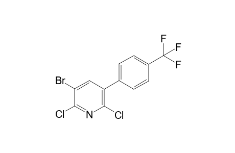 3-Bromo-2,6-dichloro-5-(4-(trifluoromethyl)phenyl)pyridine