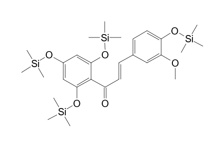 Homoeriodictyol chalcone, tetra-TMS