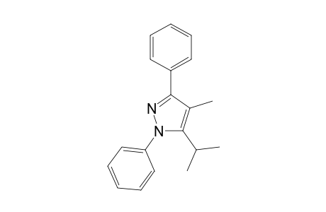 1H-Pyrazole, 4-methyl-5-(1-methylethyl)-1,3-diphenyl-