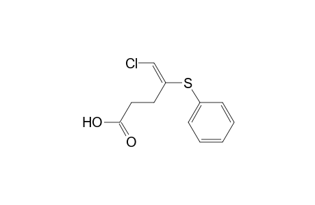 4-Pentenoic acid, 5-chloro-4-(phenylthio)-