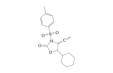 5-Cyclohexyl-3-(p-toluenesulfonyl)-4-vinylideneoxazolidin-2-one