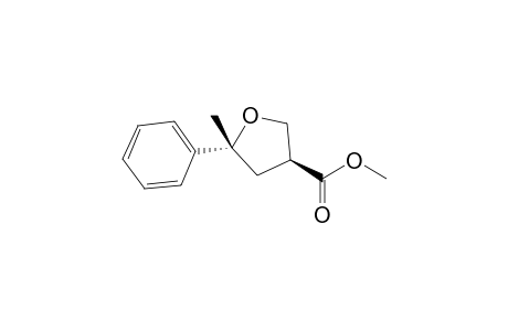 (3S,5R)-5-methyl-5-phenyl-3-oxolanecarboxylic acid methyl ester