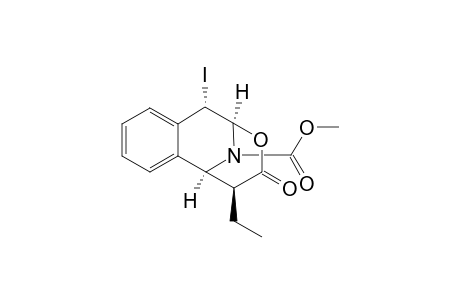 (1S,8S,9R,12S)-12-Ethyl-8-iodo-11-oxo-10-oxa-13-aza-tricyclo[7.3.1.0*2,7*]trideca-2,4,6-triene-13-carboxylic acid methyl ester