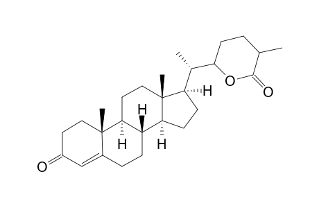 Cholest-4-en-26-oic acid, 22-hydroxy-3-oxo-, .delta.-lactone, (22R,25S)-