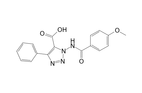 3-(p-anisoylamino)-5-phenyl-triazole-4-carboxylic acid
