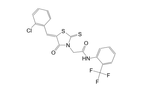 3-thiazolidineacetamide, 5-[(2-chlorophenyl)methylene]-4-oxo-2-thioxo-N-[2-(trifluoromethyl)phenyl]-, (5Z)-