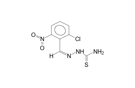 2-CHLORO-6-NITROBENZALDEHYDE, THIOSEMICARBAZONE (TAUTOMER 1)
