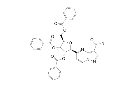 5-(2,3,5-TRI-O-BENZOYL-BETA-D-RIBOFURANOSYL)-PYRAZOLO-[1,5-A]-PYRIMIDINE-3-CARBOXAMIDE