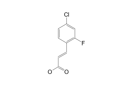 4-Chloro-2-fluorocinnamic acid, predominantly trans
