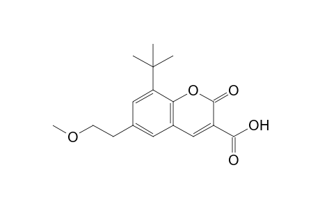 8-(tert-Butyl)-6-(2-methoxyethyl)-2-oxo-2H-chromen-3-carboxylic acid