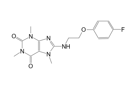 1H-purine-2,6-dione, 8-[[2-(4-fluorophenoxy)ethyl]amino]-3,7-dihydro-1,3,7-trimethyl-