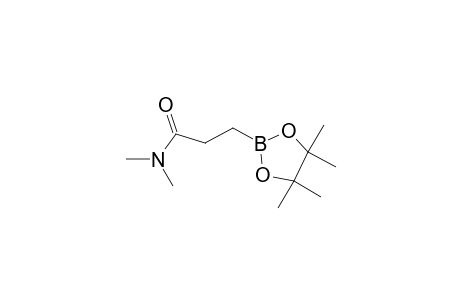 N,N-dimethyl-3-(4,4,5,5-tetramethyl-1,3,2-dioxaborolan-2-yl)propionamide