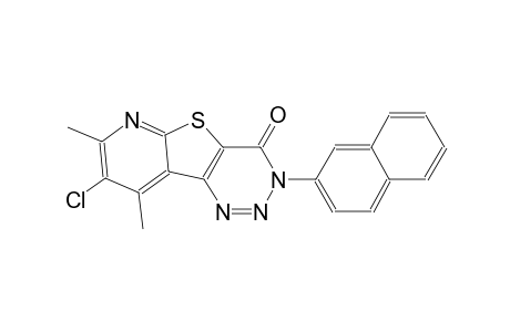 3-Chloro-2,4-dimethyl-7-naphthalen-2-yl-7H-9-thia-1,5,6,7-tetraaza-fluoren-8-one