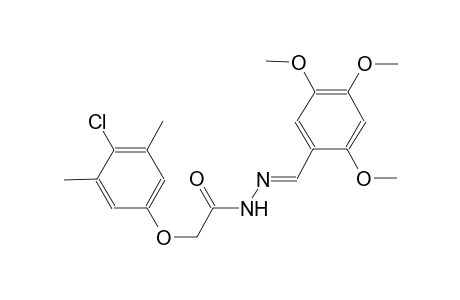 2-(4-chloro-3,5-dimethylphenoxy)-N'-[(E)-(2,4,5-trimethoxyphenyl)methylidene]acetohydrazide