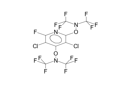 2,4-BIS[BIS(TRIFLUOROMETHYL)AMINOOXY]-3,5-DICHLOROFLUOROPYRIDINE