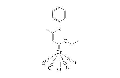 Pentacarbonyl [ (2Z)-1-ethoxy-3-(phenylthio)-2-butenylidene ] chromium