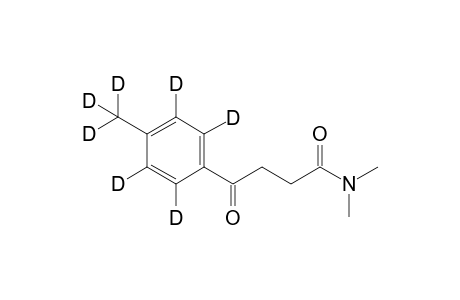 N,N-dimethyl-4-oxo-4-[2,3,5,6-tetradeuterio-4-(trideuteriomethyl)phenyl]butanamide