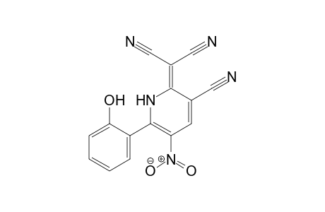 [3-Cyano-6-(2-hydroxyphenyl)-5-nitropyridin-2(1H)-ylidene]propanedinitrile